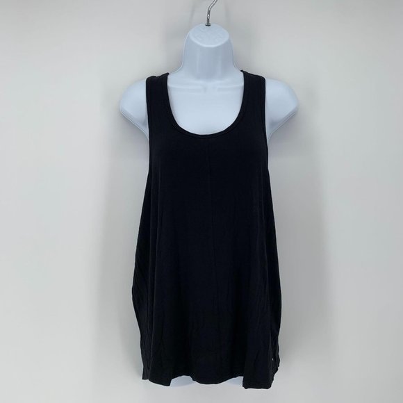 JoyLab NWT Women's Black Sleeveless Racerback Knit Tank Top Size Large - Picture 2 of 8